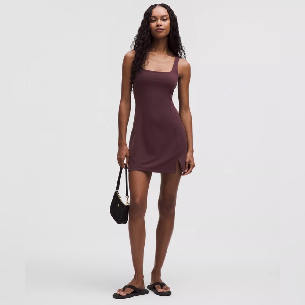 Lululemon | Wunder Under SmoothCover Dress in Goodnight Plum